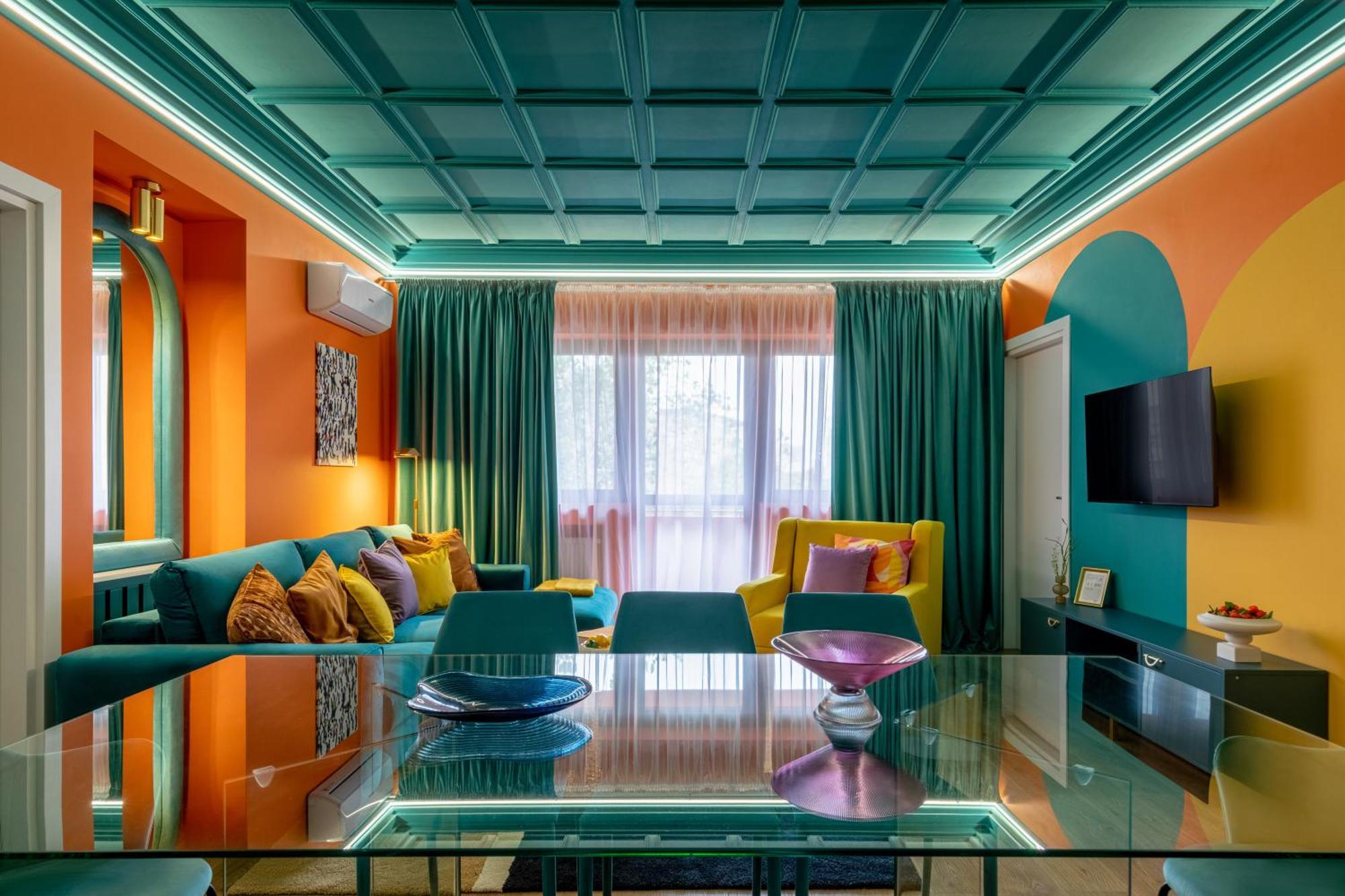 Ferienwohnung Wes Anderson In Bukarest Exterior foto